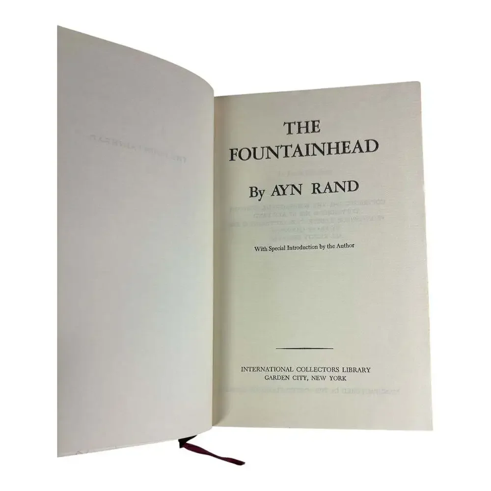 The Fountainhead by Ayn Rand - International Collectors Library Edition Vintage